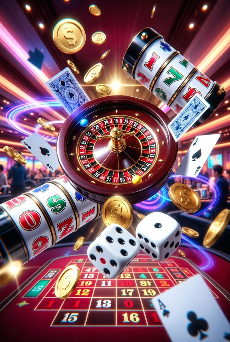 Slot game interface showing spinning reels and payout line highlights